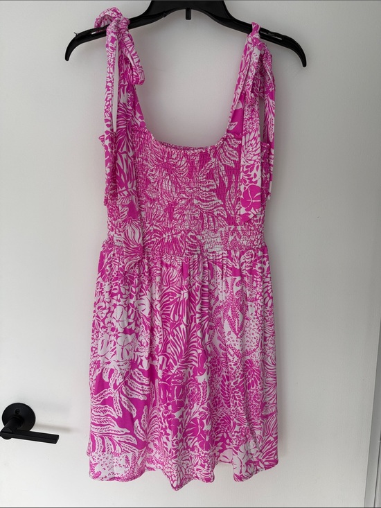 Lilly Pulitzer Dresses & Skirts - Lilly Pulitzer Hot Pink & Magenta Smocked Dress